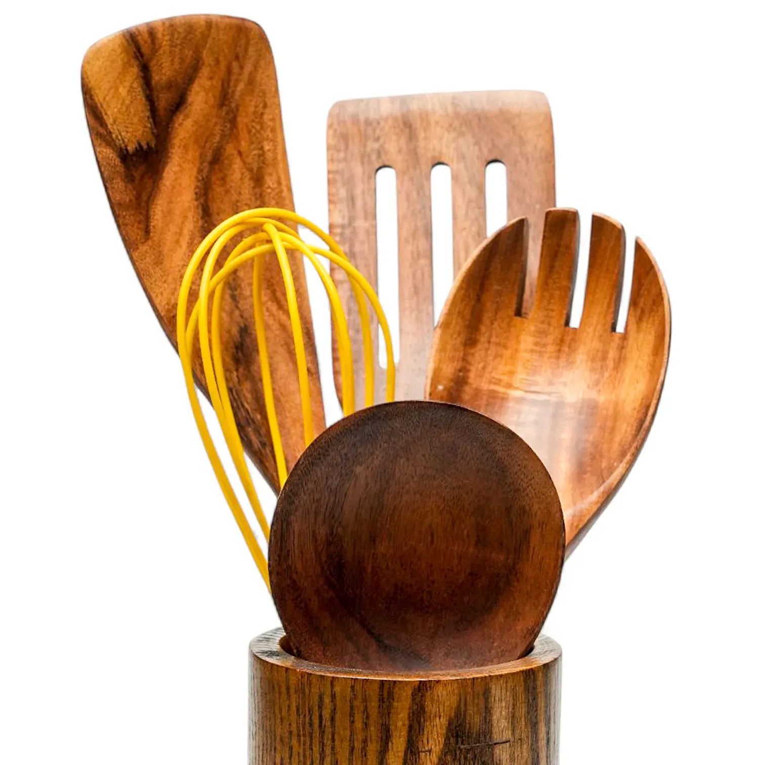 5-Piece Wooden Kitchen Utensil Set 